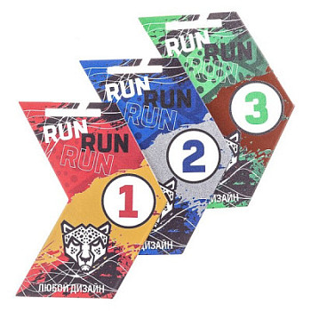 MF15 - МЕДАЛЬ С ПЕЧАТЬЮ НА ЗАКАЗ